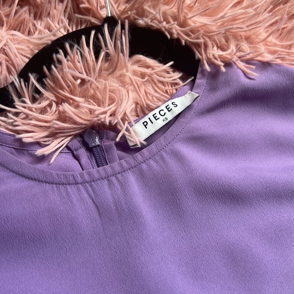 Asos Purple Midi Dress - Picture 3 of 3